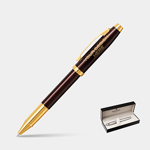 SHEAFFER® 100 9370 Glossy Coffee Brown Executive Rollerball Pen w/ Gift Box