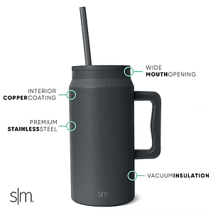 50 oz Simple Modern® Stainless Steel Insulated Trek Tumbler