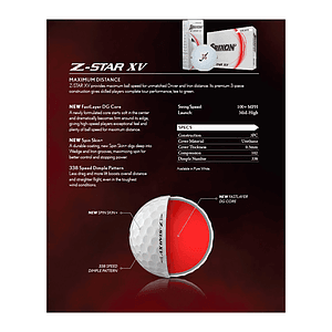Srixon® 3 Pack Z-STAR XV Golf Balls