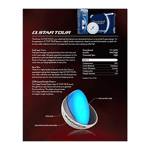Srixon® 3 Pack Q-STAR TOUR Golf Balls