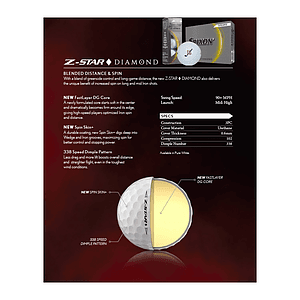 Srixon® 12 Pack Z-STAR DIAMOND Golf Balls