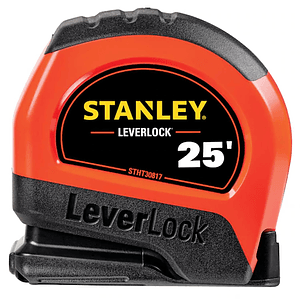 25 ft. Stanley Tools® USA-Made High-Visibility LEVERLOCK® Tape Measure
