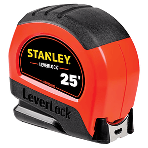 25 ft. Stanley Tools® USA-Made High-Visibility LEVERLOCK® Tape Measure