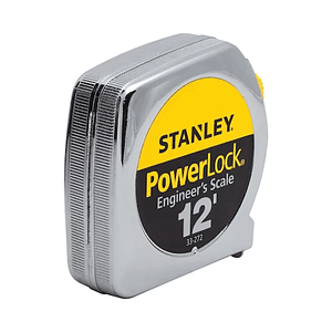 12 ft. Stanley Tools® PowerLock® Engineer's Scale Tape Measure