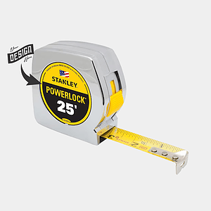 25 ft. Stanley Tools® USA-Made PowerLock® Tape Measure