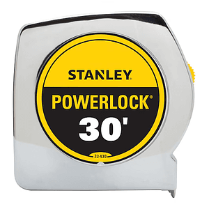 30 ft. Stanley Tools® USA-Made PowerLock® Tape Measure with BladeArmor®