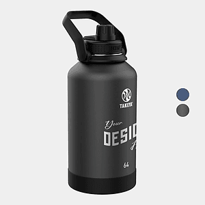64 oz Takeya® Stainless Steel Insulated Active Water Bottle w/ Spout Lid