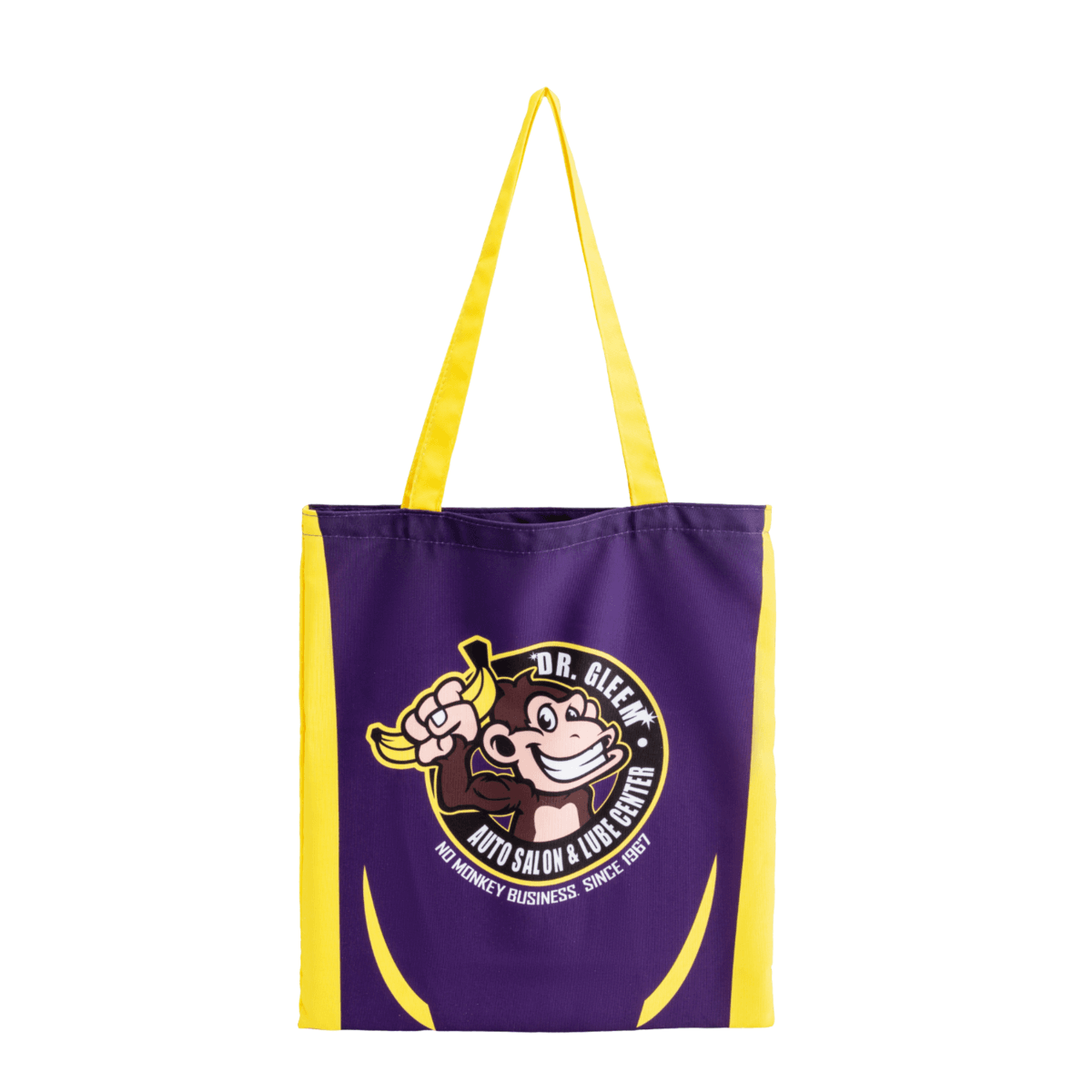 12 Oz Sublimated Sturdy Poly Canvas Tote Bag (14" x 16")