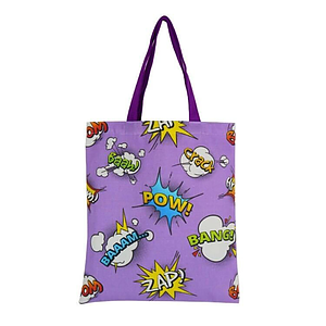 12 Oz Sublimated Sturdy Poly Canvas Tote Bag (14" x 16")