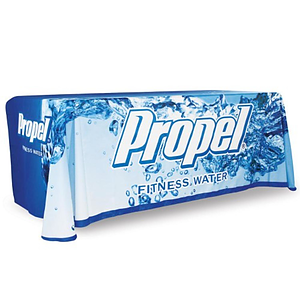 Premium 4ft Throw Dye Sublimated Flowing Table Cloth