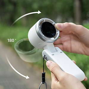 Portable 180° Foldable Mini Turbo Fan w/ Display