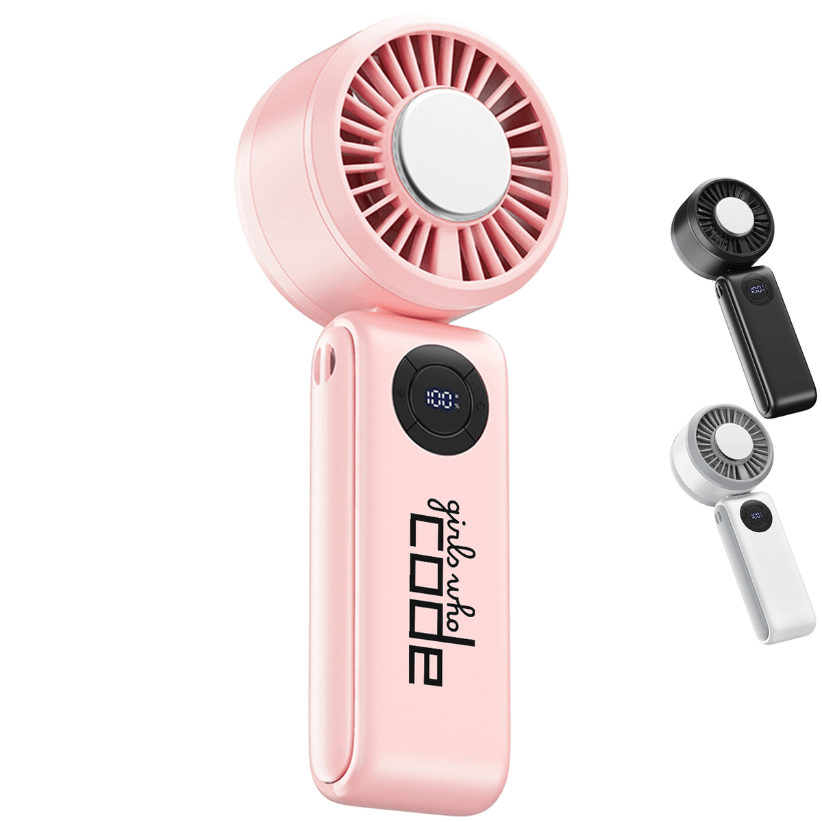 90° Adjustable Folding Wearable USB Charging Fan