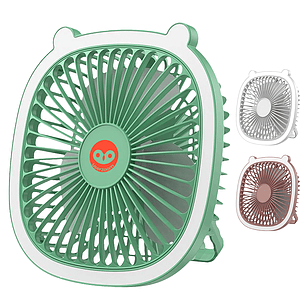 Rechargeable Multifunctional Fan with Light