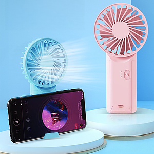 Rechargeable Cooling Fan with Phone Stand
