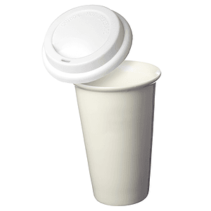11 oz. Double Wall Ceramic Custom Tumblers W/ Lid