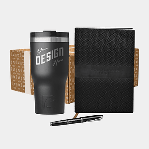 RTIC® 30 oz Tumbler, TiTUS® Sahara Notebook & Pen Gift Set