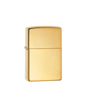 Zippo® USA-Made Windproof Classic High Polish Brass Lighter