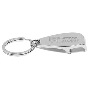 "Elite" Laser Engraved Metal Bottle Opener Keyholder