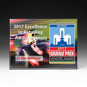PhotoImage® Beveled Spectra Lite Plaque - 9" x 12" x 1/4"