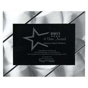 Striped Visionary Plaque (8" x 10" x 3/8") - Screen Print