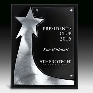The Rising Star Plaque - Screen Printed - (8" x 10" x 3/4")