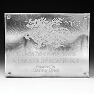 Alumo-Tech II Plaque ( 7" x 9" x 1") - Screen Print