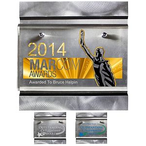 Acclaim Plaque - Screen Printed - (9" x 9")