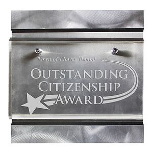 Acclaim Plaque - Screen Printed - (9" x 9")