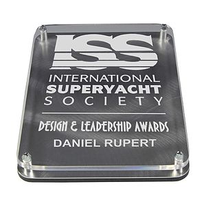 Spirit Floating Awards (5"W x 7"H x 11/18"D) - Screen Printed