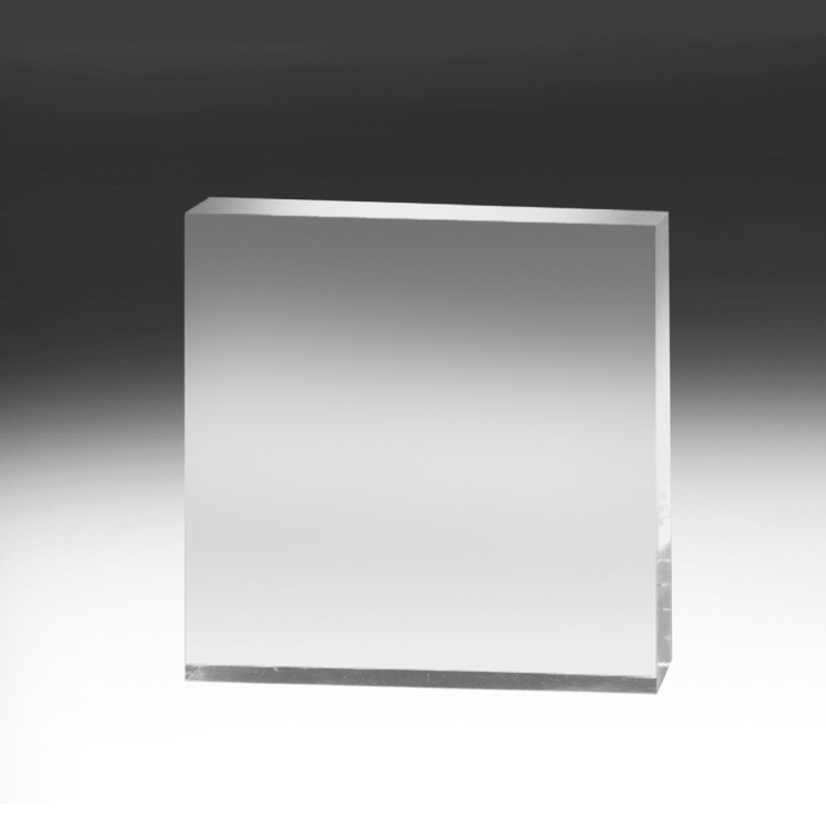 2047S (Screen Print), 2047L (Laser) - Square Acrylic Paperweight - 3” x 3” x 3/4”