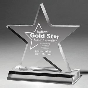 Large Star Award - Screen Printed