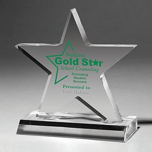 Large Star Award - Screen Printed