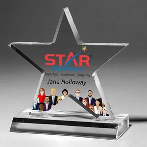 Large Star Award - Screen Printed