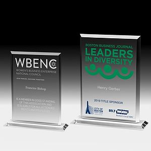 Screen Printed Acrylic Billboard Award - 8 1/4"
