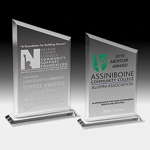 Screen PrintedBillboard Award (5 3/4"x 7 3/4"x 3/8")