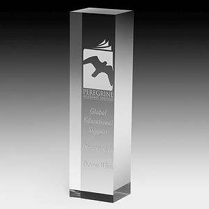 Screen Printed Monument Obelisk Award - 9 1/2"