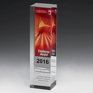 Screen Printed Monument Obelisk Award - 7 1/2"