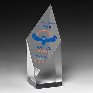 Diamond Obelisk Award (5 3/4" H x 2" L x 2" D) - Screen Print