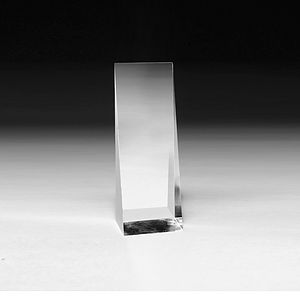 Screen Printed Angled Obelisk Award - 7 3/4"