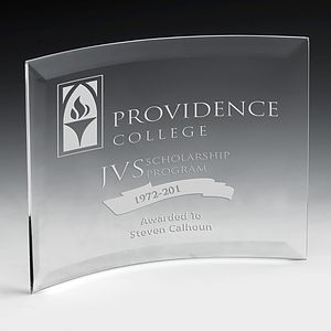 Curved Standing Award - 4” x 6”