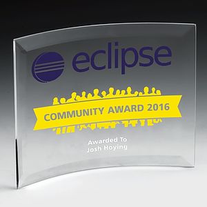Curved Standing Award - 5" x 7"