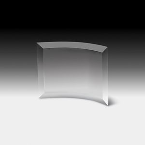 Curved Standing Award - 10" x 7"