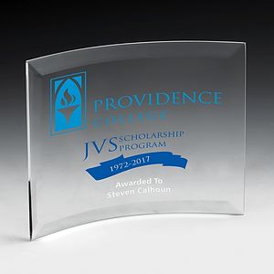 Curved Standing Award - 10" x 7"
