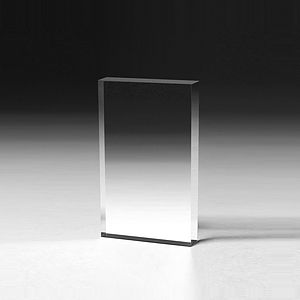 2410S (Screen Print), 2410L (Laser), 2410P (Full Color Imprint) - Rectangular Acrylic Paperweight -