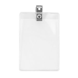 “Hilliard H” Clear Badge Holder Fits 2-1/4” X 3” Insert
