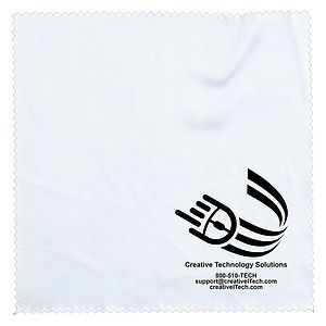 6" x 6" - “OneCleanScreen” 100% Microfiber RPET Recycled Polyester Cleaning Cloth & Screen Cleaner