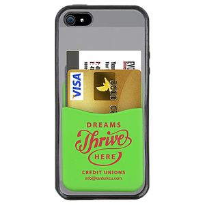 “Banker” Soft Silicone Cell Phone Wallet