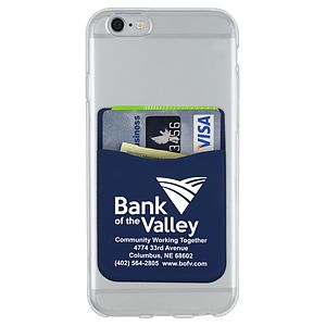 “Banker” Soft Silicone Cell Phone Wallet