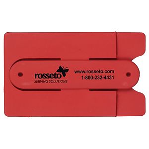 “Kickstart” Two Function Soft Silicone Cell Phone Kickstand & Wallet