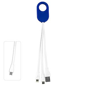 “WEBER” 5-in-1 Cell Phone Charging Cable with Carabiner Clip